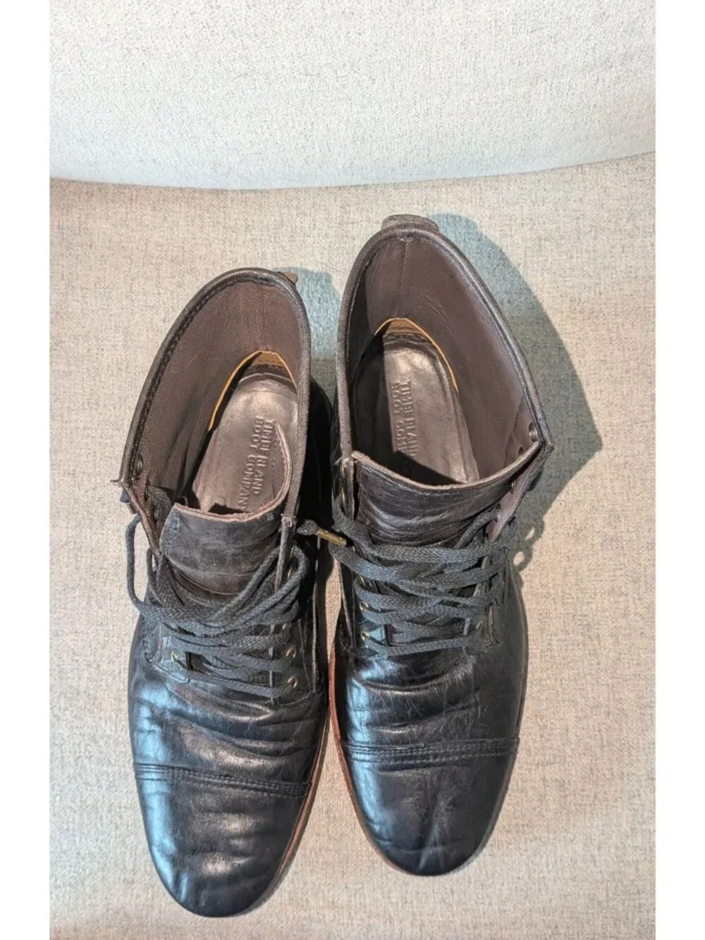 Timberland Boot Company Boots Bardstown Cap toe Boots sz 11 black leather